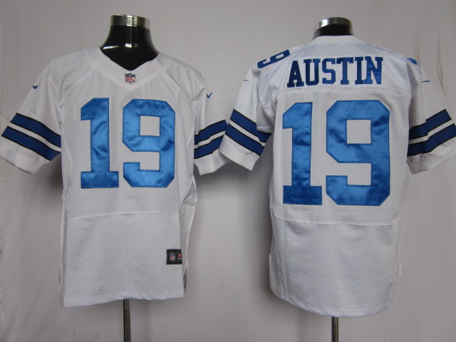 Dallas Cowboys 19 Wide Receiver Austin Nike White NFL NFL Elite Jersey